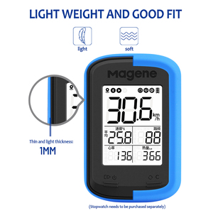 <span class=keywords><strong>Magene</strong></span> <span class=keywords><strong>C406</strong></span> Bicicleta GPS Ordenador Protector de Pantalla de Goma Suave con Cubierta Antipolvo Ciclismo Sensor Tipo GPS Ciclismo Funda - Product Image 2