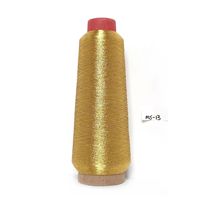 Wholesales Cheap Price 150D Golden and Silver Metallic Thread MS Type Embroidery Thread Metallic Yarn for Weaving