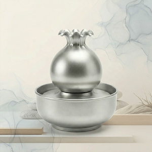 Décoration d'intérieur, fontaine miniature <span class=keywords><strong>de</strong></span> table en résine peinte à la main, style gourde, imperméable, avec design Feng Shui pour une utilisation en intérieur - Product Image 6