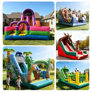 Commercial Inflatable <b>Slide</b> for Kid Big Cheap Bounce House Jumper Colorful Bouncy Jump Castle Bouncer - Product Image 6