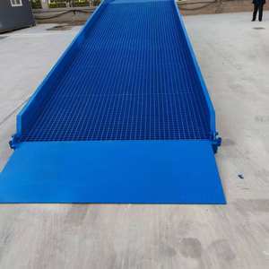 6-15T rampe hydraulique grille en acier Mobile quai de chargement conteneur camion entrepôt Cargo Machine de levage Tables élévatrices - Product Image 5