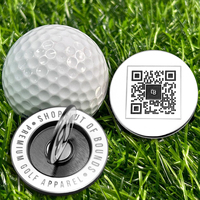 Marqueur de golf 3D, design de pièce de monnaie, créez votre propre marqueur de balle de golf magnétique de 40 mm, pièce de monnaie personnalisée pour club de golf