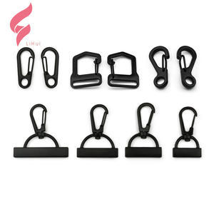 Lihui Hardware Mosquetón de aleación personalizado con anilla en D, gancho giratorio para llavero, ecológico, sin plomo, sin níquel, para bolsos de alta calidad - Product Image 1