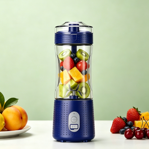 Mixeur-presseur électrique portable 380 ml pour jus froid, design usine, best-seller, pour la maison - Product Image 1