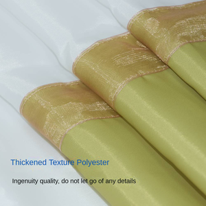 Elegante cortina <span class=keywords><strong>de</strong></span> <span class=keywords><strong>baño</strong></span> <span class=keywords><strong>de</strong></span> poliéster con ribete <span class=keywords><strong>de</strong></span> lazo: impermeable, a prueba <span class=keywords><strong>de</strong></span> moho y hecha a medida - Product Image 3