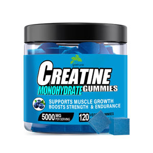 Créatine Monohydrate <span class=keywords><strong>Gummies</strong></span> 5g pour Hommes et Femmes avec L-Taurine Vitamine B12 D3 Chewables Créatine pour Muscle Sans Sucre - Product Image 1