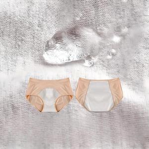 กางเกงในประจำเดือนแบบไร้ตะเข็บเอวสูงสำหรับผู้หญิง ขายส่ง ป้องกันการรั่วซึม ใช้ซ้ำได้ ไซส์ใหญ่ รับผลิตแบบ OEM ODM - Product Image 3