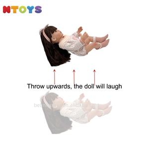<span class=keywords><strong>Belinda</strong></span> nuova vendita 22 'senso di gravità Reborn Baby Doll morbido vinile Silicone realistico bambina bambola con il suono per bambini giocattolo - Product Image 4