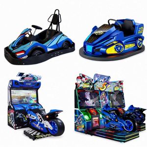 Indoor Arcade Racing Simulator Driving Machine Cockpit Steering Wheel Pedal Full Set Multiplayer Experience Race Car - Product Image 1