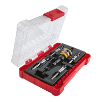 Broca avellanadora de carburo de tungsteno HSS con vástago hexagonal TC-Tools, con profundidad ajustable (0-12mm) y reemplazable