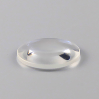 Lentille optique en verre K9 BK7, double convexe, diamètre personnalisé, revêtement antireflet, lumière visible 400-700 nm, lentille pour instrument optique