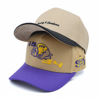 Topi Baseball 5 Panel Berbahan Suede dengan Bordir Logo Kustom Berkualitas Tinggi untuk Wanita