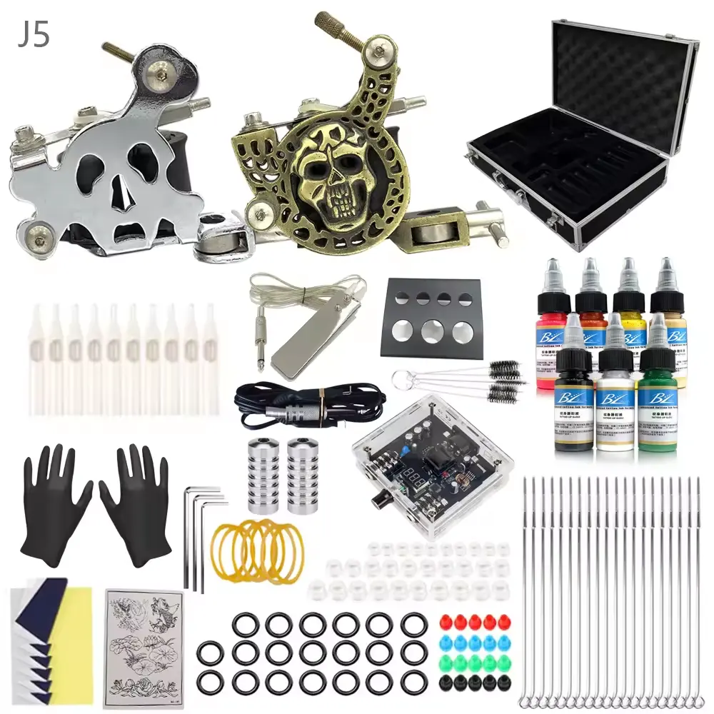 Berlin Complete Tattoo Kit Professional 2 machine manufacturer kit