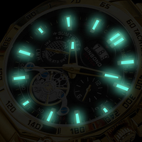 Jam Tangan Pria Binbond B4750 4750 Gaya Kasual Fashion Reloj Hombre Jarum Bercahaya Quartz Merk Ternama Tahan Air untuk Pria