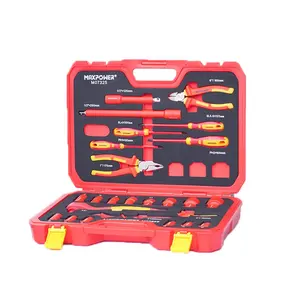 Maxpower 25 pcs 1000V Insulated Electricians VDE Tool Set with Case