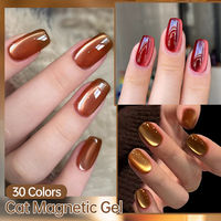 UR SUGAR Fabricant OEM 15ml Vernis Gel Magnétique Multicolore Effet Œil de Chat Saturé et Lumineux pour Fournitures d'Art Ongulaire
