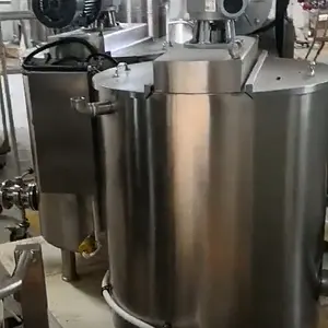 100L 200L 500L tangki penyimpanan campuran pot peleburan mesin melter coklat baja tahan karat tangki penampung coklat