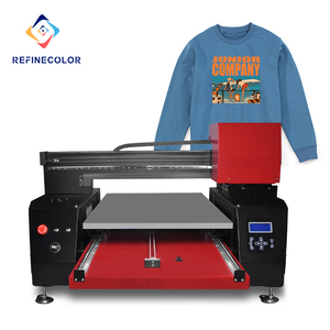 Refinecolor A1 phun 6090 DTG máy in kép xp600/i1600 kỹ thuật số trực tiếp để may T-Shirt máy in với giá nhà máy - Product Image 2