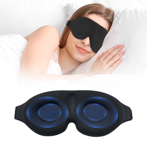 Nouveau Design Masque de Sommeil 3D en Mousse à Mémoire de Forme Composite Éponge Douce <span class=keywords><strong>pour</strong></span> Voyage et Pause Déjeuner au Travail - Product Image 1