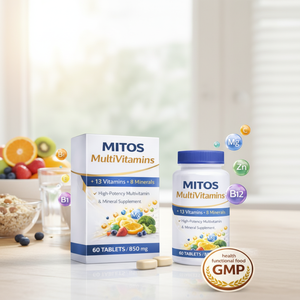 High Potency Mitos Flex Adult Multivitamin <b>Tablets</b> 13 Vitamins <b>8</b> Minerals Energy Immunity & Anemia Support OEM ODM 510g - Product Image 3