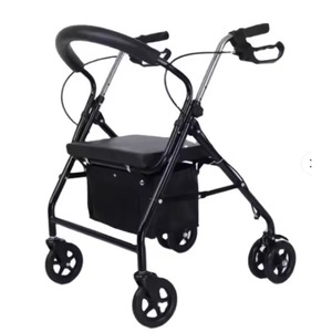 Wheelchair,Wheelchair Trolley Folding Small Lightweight Portable Elderly,Push Mobility Trolley for the Disabled - Product Image 1