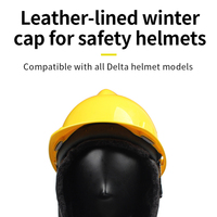 Casque de sécurité DELTAPLUS avec bonnet anti-froid intégré pour hommes – Types C/T/Y/V, conception sans fentes