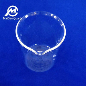 Gelas laboratorium pengukur kaca quartz skala tahan api gelas ukur Quartz gelas laboratorium kimia - Product Image 1