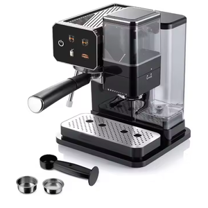 15Bar Pressure Semi Automatic Coffee Espresso Machine With <b>Steam</b> Frother Home Daily Coffee Making - Product Image 4