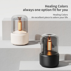 Diffuseur d'huiles essentielles portable, lampe de nuit, humidificateur d'air ultrasonique, diffuseur d'arômes pour chambre, hôtel - Product Image 5