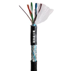 Câble réseau double blindé en cuivre sans oxygène multibrins de catégorie 5 - Product Image 1