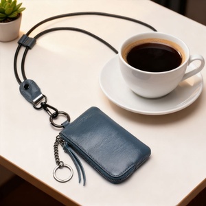 Monedero Compacto de Cuero PU 2026 con Textura de Dibujos Animados, Cierre de Cremallera, para Colgar del Cuello, Uso Diario, Tarjetero, Llavero, Mini Suave - Product Image 2