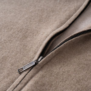 <span class=keywords><strong>Cardigan</strong></span> Invernale da <span class=keywords><strong>Uomo</strong></span> 12GG Spesso 600g 100% Cashmere <span class=keywords><strong>con</strong></span> Strato d'Aria Business Casual <span class=keywords><strong>con</strong></span> Zip Antistrappo Antirughe - Product Image 6