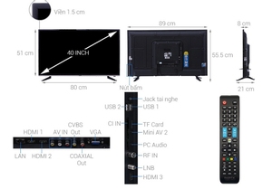Téléviseur led intelligent, télévision connectée, <span class=keywords><strong>40</strong></span> pouces, 4k, android, fabriqué en chine - Product Image 5