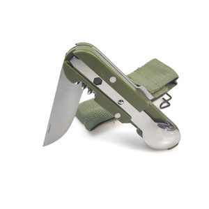 Xách Tay Thân Thiện Với Môi 5-Trong-1 Gấp Cắm Trại Đồ Dùng Dao Kéo Thiết Lập Có Thể Tháo Rời Thép Không Gỉ Gương Đánh Bóng Nhựa Xử Lý Trường Hợp - Product Image 6