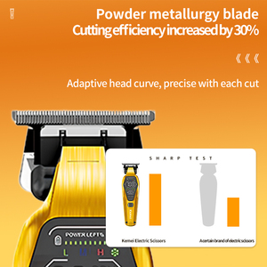 Bộ dụng cụ cắt tóc Kemei Max Km-8551 <span class=keywords><strong>Pro</strong></span> 3 trong 1 siêu cổ điển, máy cắt tóc tốc độ cao, màn hình LED, bộ cạo râu nam - Product Image 3