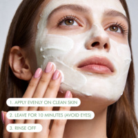 Masque Crème Visage Raffermissant Instantané Marque Blanche Gel Rafraîchissant Effet Lifting Anti-Rides et Ridules Masque Facial Éclatant OEM