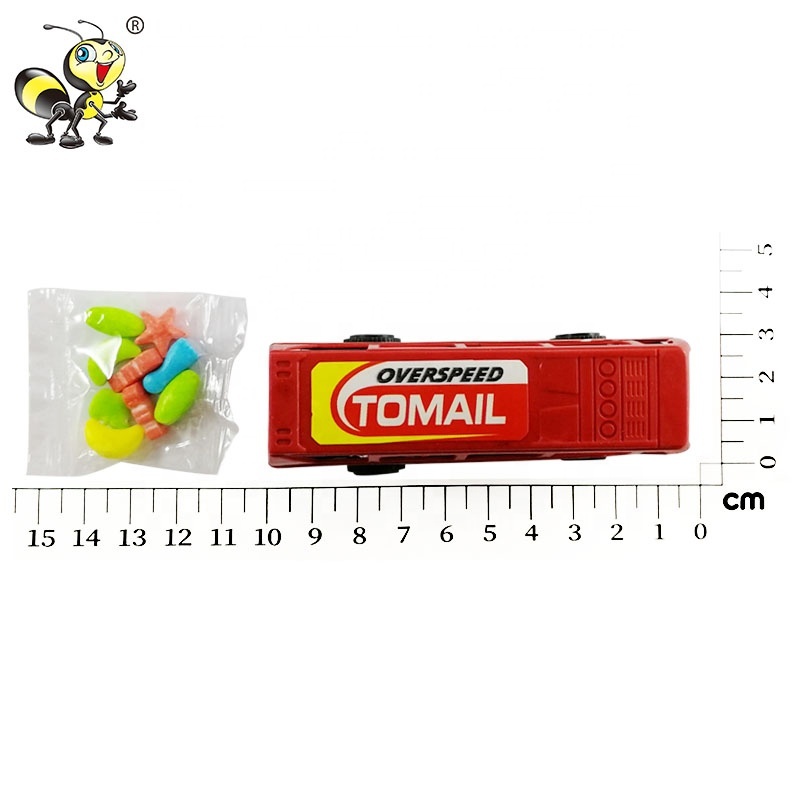 Bas Prix En Gros En Plastique De Survitesse Tomail Bus Voiture Jouet Bonbons