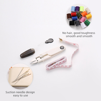 Accessoires d'outils de couture de voyage JP et ensemble de bobines de fil Kit de couture domestique portable ensemble de boîte