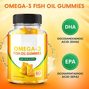 Bonnes affaires : Compléments alimentaires gommeux végétaliens pour adultes à base de DHA, améliorent la mémoire et le sommeil, gommes oméga 3 à base d'<span class=keywords><strong>huile</strong></span> de poisson biologique - Product Image 2