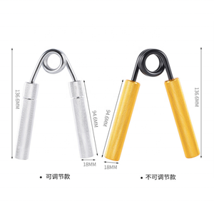 Poignées de <span class=keywords><strong>renforcement</strong></span> lourdes personnalisées Logo 50lbs-350lbs pince à main réglable en métal en aluminium coloré - Product Image 3