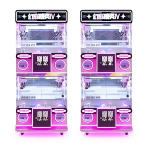 Hengbi Distributeur de jouets <span class=keywords><strong>en</strong></span> peluche transparent à monnayeur, machine à grue à prix, construction métallique, garantie 1 an, 110/220V, WiFi <span class=keywords><strong>espagnol</strong></span> - Product Image 1