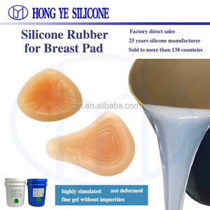 Hongye RTV-2 <span class=keywords><strong>Silicone</strong></span> liquide de moulage à durcissement platine pour usage alimentaire, résistant à l'usure, pour prothèses mammaires simulées et formes de seins, gratuit - Product Image 3