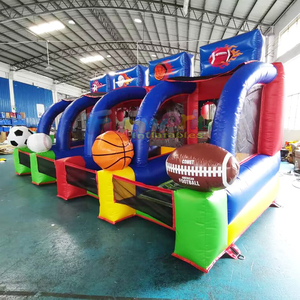 Ngoài trời Carnival Đảng hấp dẫn trò chơi tương tác jeux gonflables IPS Hệ thống tốc độ Inflatable Ninja trận chiến trò chơi - Product Image 6