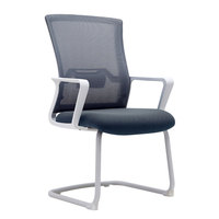 Chaise de bureau confortable en maille avec design ergonomique pour de longues périodes d'assise, style minimaliste moderne pour la maison, le bureau ou la résidence universitaire