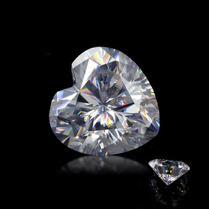 Heart Shaped Moissanite D Color Transparent Loose Stone For Ring Making Synthetic Lab Created Gemstone - Product Image 3