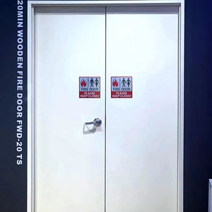 Fabricant chinois <span class=keywords><strong>BS</strong></span> porte de sécurité en acier coupe-feu portes coupe-feu en acier dubai - Product Image 1