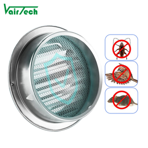 Couvercle d'évent en acier inoxydable 201 personnalisé capuchon de ventilation mural pour <span class=keywords><strong>extracteur</strong></span> externe étanche - Product Image 2