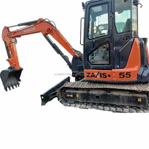 Con Componentes Clave: Motor, Bomba, PLC, Marca Popular Hitachi ZX55, Excavadoras Caterpillar Usadas en Venta, Disponibles en Stock - Product Image 1