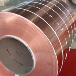 Spot 0,5mm dick * 400mm breit roter Kupferst reifen C1100 Kupferst reifen frei Abisolieren beliebiger Breite Optional - Product Image 2