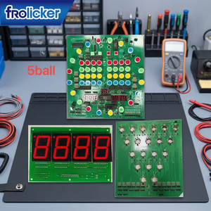 Oferta Especial: Set de PCB para Máquina de Pinball de 5 Bolas, Juego FRO para Adultos, Parque de Juegos Interior, Funciona con Monedas, Inglés, 110V/220V, Enchufe Estadounidense - Product Image 3
